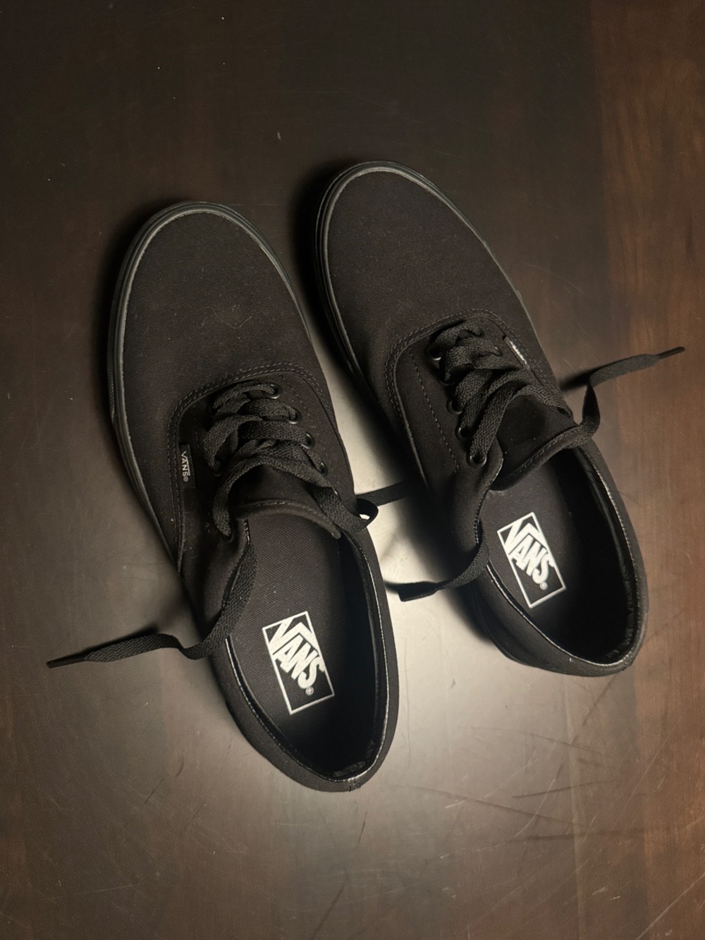 Vans Men’s Authentic Canvas Lace-Up Sneakers - Black NWOT